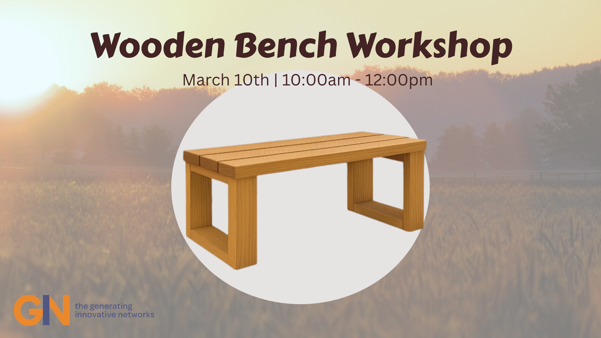 Wooden Bench Workshop
